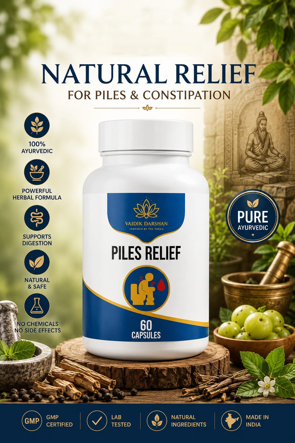 Piles Care Capsule - Vaidik Darshan